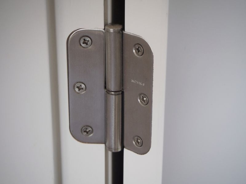 Commercial Door Hinge Repair detail